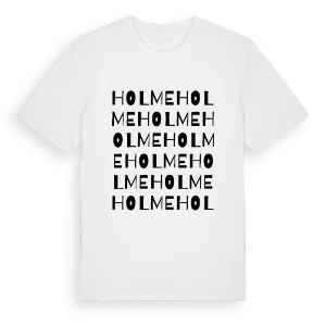 Holme ordlek t-shirt – ekologisk bomull t-shirt från Pinshirt