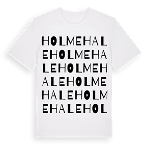 Holme Hale ordlek t-shirt – ekologisk bomull t-shirt från Pinshirt