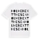 Holme next the Sea ordlek t-shirt