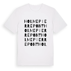 Holme Pierrepont ordlek t-shirt – ekologisk bomull t-shirt från Pinshirt
