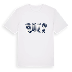 Holt college t-shirt – ekologisk bomull t-shirt från Pinshirt