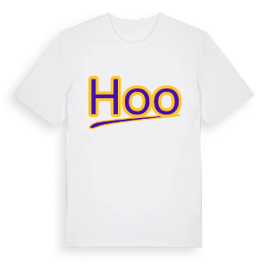 Hoo baseball t-shirt – ekologisk bomull t-shirt från Pinshirt