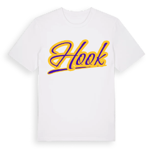 Hook baseball t-shirt – ekologisk bomull t-shirt från Pinshirt