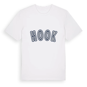 Hook college t-shirt – ekologisk bomull t-shirt från Pinshirt