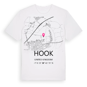 Hook karta t-shirt – ekologisk bomull t-shirt från Pinshirt