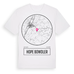Hope Bowdler t-shirt – ekologisk bomull t-shirt från Pinshirt