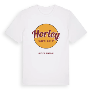 Horley cirkel t-shirt – ekologisk bomull t-shirt från Pinshirt