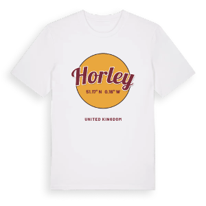Horley cirkel t-shirt – ekologisk bomull t-shirt från Pinshirt