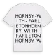Hornby-with-Farleton ordlek t-shirt