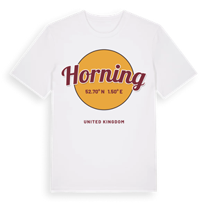 Horning cirkel t-shirt – ekologisk bomull t-shirt från Pinshirt