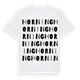 Horning ordlek t-shirt