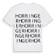 Horringer ordlek t-shirt