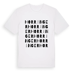 Horringer ordlek t-shirt – ekologisk bomull t-shirt från Pinshirt