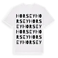 Horsey ordlek t-shirt