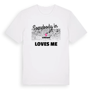Någon i Horsham älskar mig t-shirt – ekologisk bomull t-shirt från Pinshirt