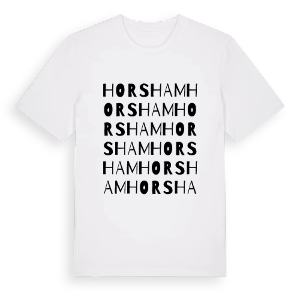 Horsham ordlek t-shirt – ekologisk bomull t-shirt från Pinshirt