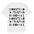 Horstead with Stanninghall ordlek t-shirt