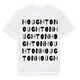 Houghton ordlek t-shirt