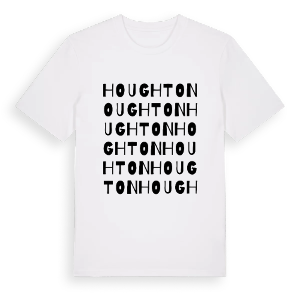 Houghton ordlek t-shirt – ekologisk bomull t-shirt från Pinshirt