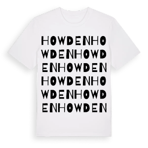 Howden ordlek t-shirt – ekologisk bomull t-shirt från Pinshirt