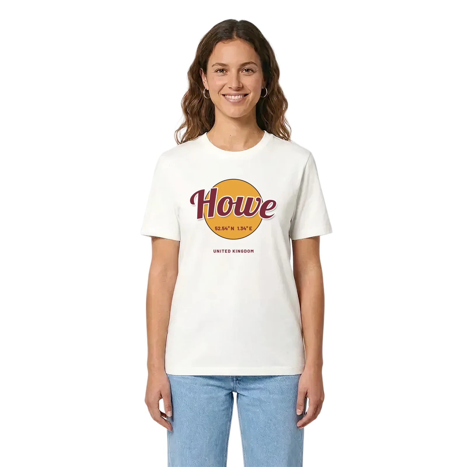 Howe cirkel t-shirt – White, i miljö