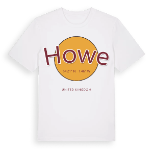 Howe cirkel t-shirt – ekologisk bomull t-shirt från Pinshirt
