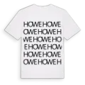 Howe ordlek t-shirt
