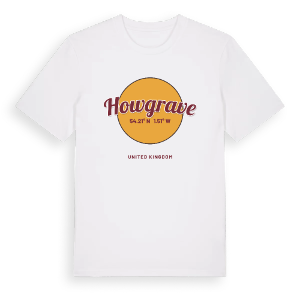 Howgrave cirkel t-shirt – ekologisk bomull t-shirt från Pinshirt