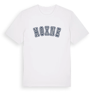 Hoxne college t-shirt – ekologisk bomull t-shirt från Pinshirt