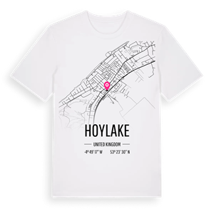 Hoylake karta t-shirt – ekologisk bomull t-shirt från Pinshirt