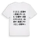 Hulland Ward CP ordlek t-shirt
