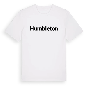 Humbleton fetstil t-shirt – ekologisk bomull t-shirt från Pinshirt