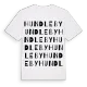 Hundleby ordlek t-shirt