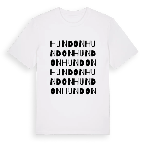 Hundon ordlek t-shirt – ekologisk bomull t-shirt från Pinshirt