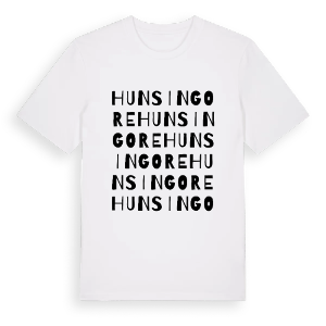 Hunsingore ordlek t-shirt – ekologisk bomull t-shirt från Pinshirt