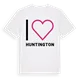 Jag älskar Huntington t-shirt stort tryck