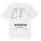 Huntington karta t-shirt
