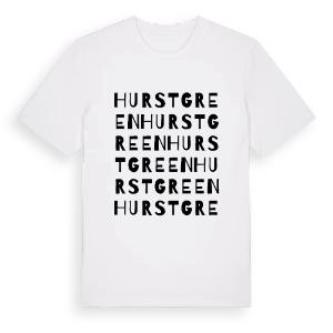 Hurst Green ordlek t-shirt – ekologisk bomull t-shirt från Pinshirt