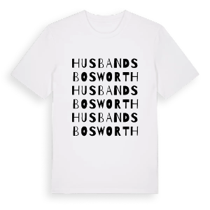 Husbands Bosworth ordlek t-shirt – ekologisk bomull t-shirt från Pinshirt