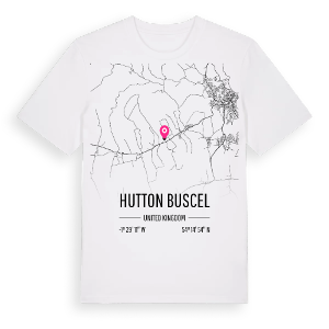 Hutton Buscel karta t-shirt – ekologisk bomull t-shirt från Pinshirt