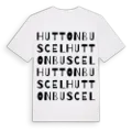 Hutton Buscel ordlek t-shirt