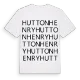 Hutton Henry ordlek t-shirt