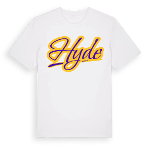 Hyde baseball t-shirt – ekologisk bomull t-shirt från Pinshirt
