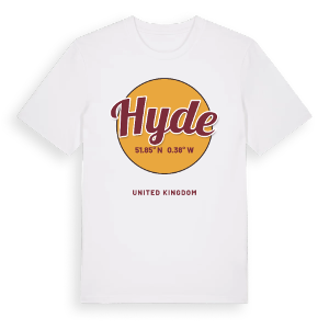 Hyde cirkel t-shirt – ekologisk bomull t-shirt från Pinshirt