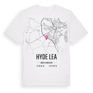 Hyde Lea karta t-shirt – ekologisk bomull t-shirt från Pinshirt