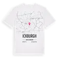 Ickburgh karta t-shirt