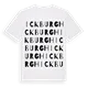 Ickburgh ordlek t-shirt