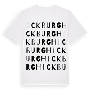 Ickburgh ordlek t-shirt – ekologisk bomull t-shirt från Pinshirt