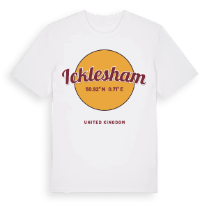 Icklesham cirkel t-shirt – ekologisk bomull t-shirt från Pinshirt