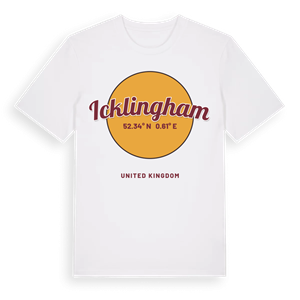 Icklingham cirkel t-shirt – ekologisk bomull t-shirt från Pinshirt